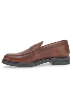 Mocassino Claremorris 204 Marrone Vera Pelle