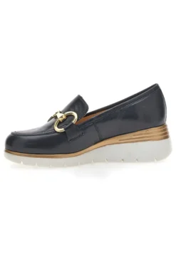 Mocassino in Vera Pelle blu con dettaglio PITTARELLO CLASS 5090
