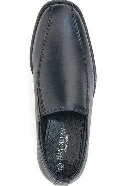 Mocassino Max Dillan 202 Nero Vera Pelle