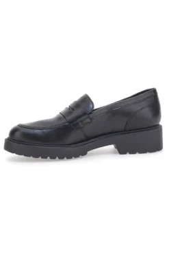 Mocassino nero con suola carrarmato Pittarello glam 842120