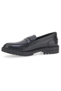 Mocassino Nero Vera Pelle Altemberg 23111