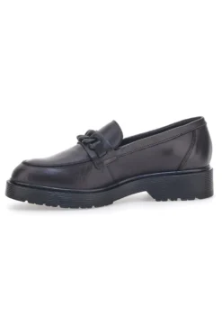 Mocassino Vera Pelle Nero Mio Tempo 243371
