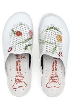 Mrs Chef 5533 Arbeitspantoffeln aus echtem Leder