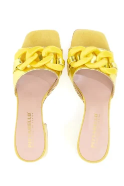 Mules Chic Pittarello 0148 Giallo Metallizzato