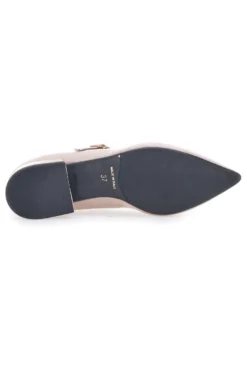 Nudefarbene spitze Ballerinas Pittarello Couture 903