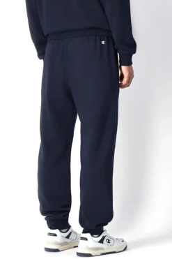 Pantalone Sportivo felpato blue CHAMPION RIB CUFF PANTS