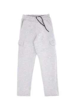 Pantaloni grigio chiaro cargo interno felpato Boardman 700