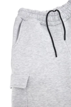 Pantaloni grigio chiaro cargo interno felpato Boardman 700