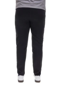 Pantaloni jogger neri in cotone con logo Abarth AH002PA