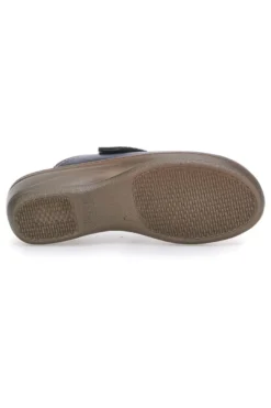 Pantofola blu anatomica con cuciture a vista Inblu 80LY