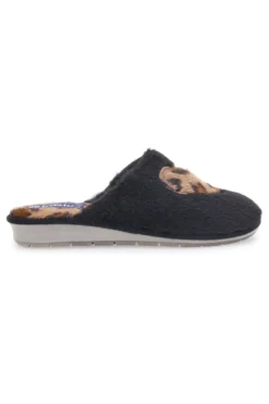 Pantofole Animalier Nere Inblu 100 LB