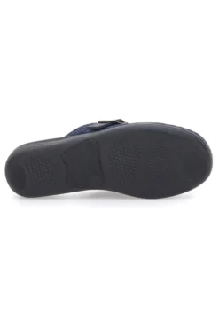 Pantofole blu con fibbia e plantare comfort Inblu 50 CF