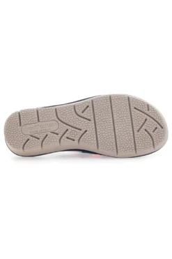 Pantofole Blu con Punta Aperta Linea Comoda 7227