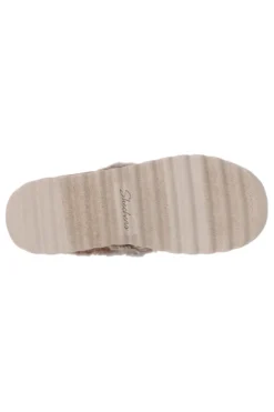 Pantofole chiuse Taupe SKECHERS Cozy Up