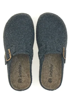 Pantofole Grigie con fibbia INBLU 12 MT EcoFriends