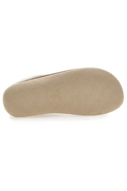 Pantofole marroni con bordo in pelo Dorea SE350