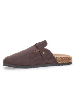 Pantofole marroni con fibbia ALTEMBERG 1310
