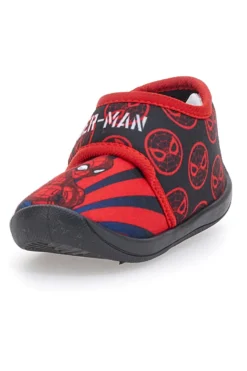 Pantofole Rosse e Nere Con Strappo in Velcro SPIDERMAN M07327