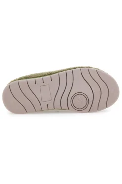 Pantofole teddy verdi Beego 7485
