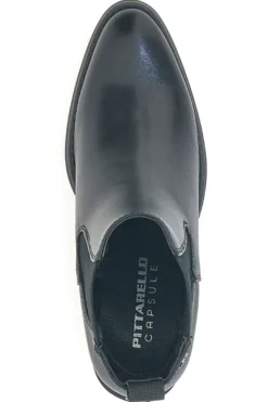 Pittarello Capsule BT24186001 Schwarze Chelsea-Stiefeletten mit Absatz