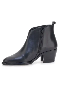 Pittarello Class 865010 schwarze Stiefeletten mit mittelhohem Absatz