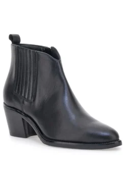 Pittarello Class 865010 schwarze Stiefeletten mit mittelhohem Absatz