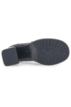 Pittarello Glam 7002 schwarze Mokassins mit Absatz