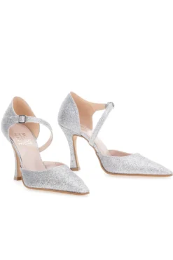 Pittarello Must-Have Silberglitter Dekolleté 4274