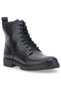 Pittarello 23746 Schwarze Stiefeletten mit seitlichem Reißverschluss und Memory Foam