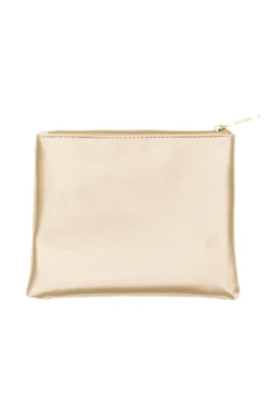 Pochette Oro con Monogramma in Rilievo e Chiusura a Zip Laura Biagiotti LB26S-284-1/G