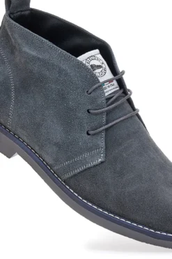 Polacchini grigi in vera pelle stile casual Pittarello 2812