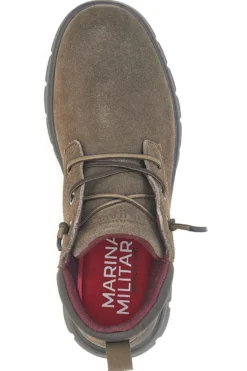 Polacchini marroni con suola flessibile Marina militare MM982