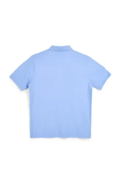 Polo azzurra maniche corte colletto bottoni Pittarello tierra PT-M-T-9080