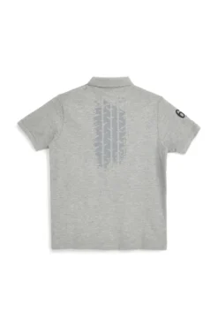 Polo grigio melange in cotone Abarth AH24SS152