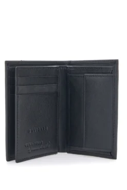 Portafoglio a Libro Nero con Porta Monete NAVIGARE PF881-48