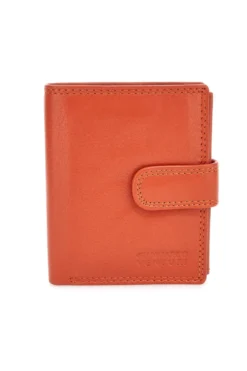 Portafoglio Arancione In Pelle GianMarco Venturi 80-U108