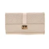 Portafoglio Lungo Rosa Cipria con Monogram e Chiusura Dorata Lancetti LL26S-506-68