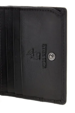 Portafoglio Nero in Pelle con Protezione RFID Enrico coveri EC26S-762-45