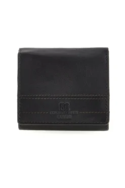 Portafoglio Nero in Pelle con Protezione RFID Enrico coveri EC26S-762-45