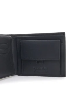 Portafoglio Nero in Vera Pelle JAGUAR PF873-1