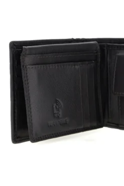 Portafoglio Nero in Vera Pelle con Protezione RFID Biagiotti uomo LB26S-772-44