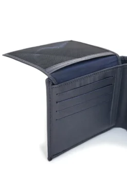 Portafoglio Slim Blu Notte In vera pelle Navigare PF836