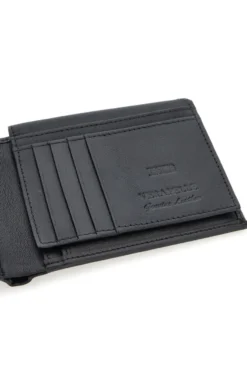 Portafoglio Slim Nero In vera pelle Jaguar PF825-4