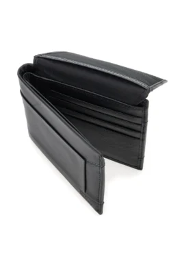 Portafoglio Slim Nero In vera pelle Jaguar PF825-4