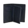 Portafoglio Verticale Blu Navy in Pelle con Protezione RFID Lancetti LL26S-766-72