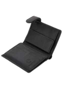 Portafoglio Verticale Nero in Pelle con Protezione RFID Lancetti LL26S-766-82