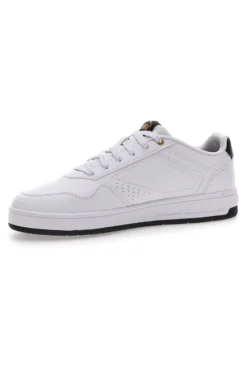 Puma Court klassische weiße Turnschuhe mit Schnürsenkeln