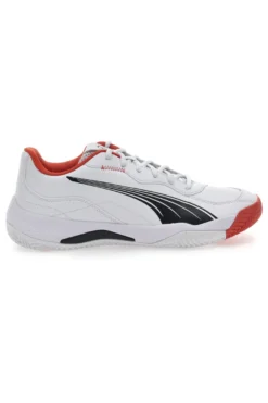 Puma Nova Smash Herren-Padelschuhe in Weiß und Rot