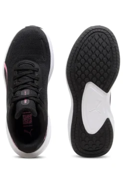 Puma – Skyrocket Lite – Schwarze Laufschuhe mit rosa Details