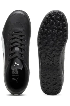 Puma Vitoria II TT Jr Schwarze Synthetik-Fußballschuhe